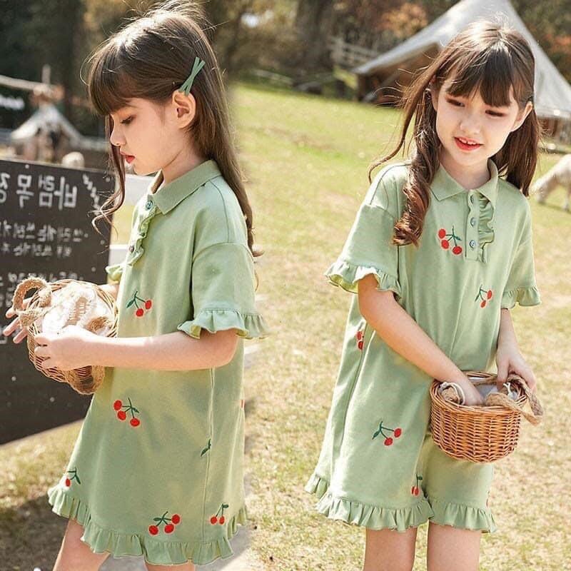Váy polo bé gái size đại