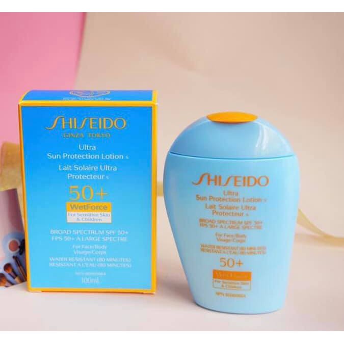 Kem Chống Nắng ❣️FREESHIP❣️ Kem Chống Nắng Shiseido Ultimate Sun Protection Lotion SPF 100ml cho da nhạỵ cảm