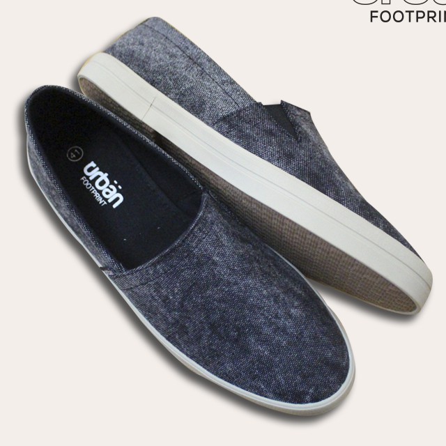 Giày slipon nam Urban UM1815 Bò mài đen | BigBuy360 - bigbuy360.vn