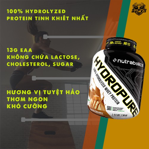 Whey hydropure hydrolyzed - Sữa tăng cơ giảm mỡ whey protein 100% thủy phân 4.5lbs