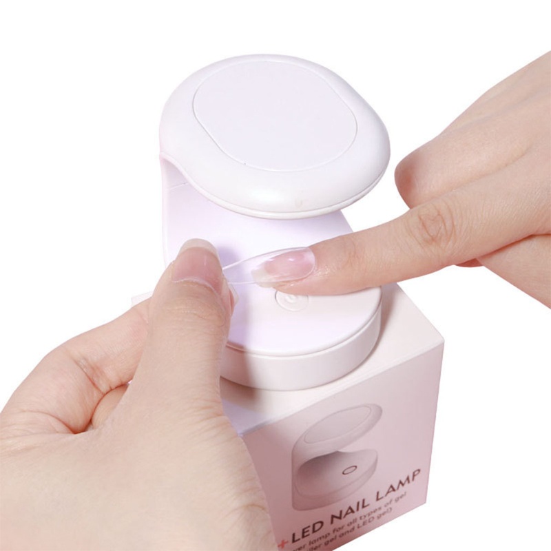 Đèn LED UV Mini Làm Khô Móng Tay/Chân Kèm Sạc USB Tiện Dụng