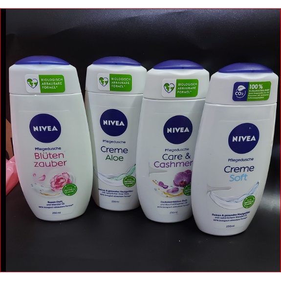 Sữa tắm Nivea các loại, hàng Đức