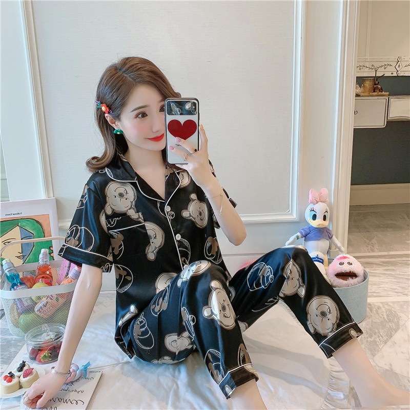 Set đồ ngủ bằng lụa satin dành cho nữ | BigBuy360 - bigbuy360.vn