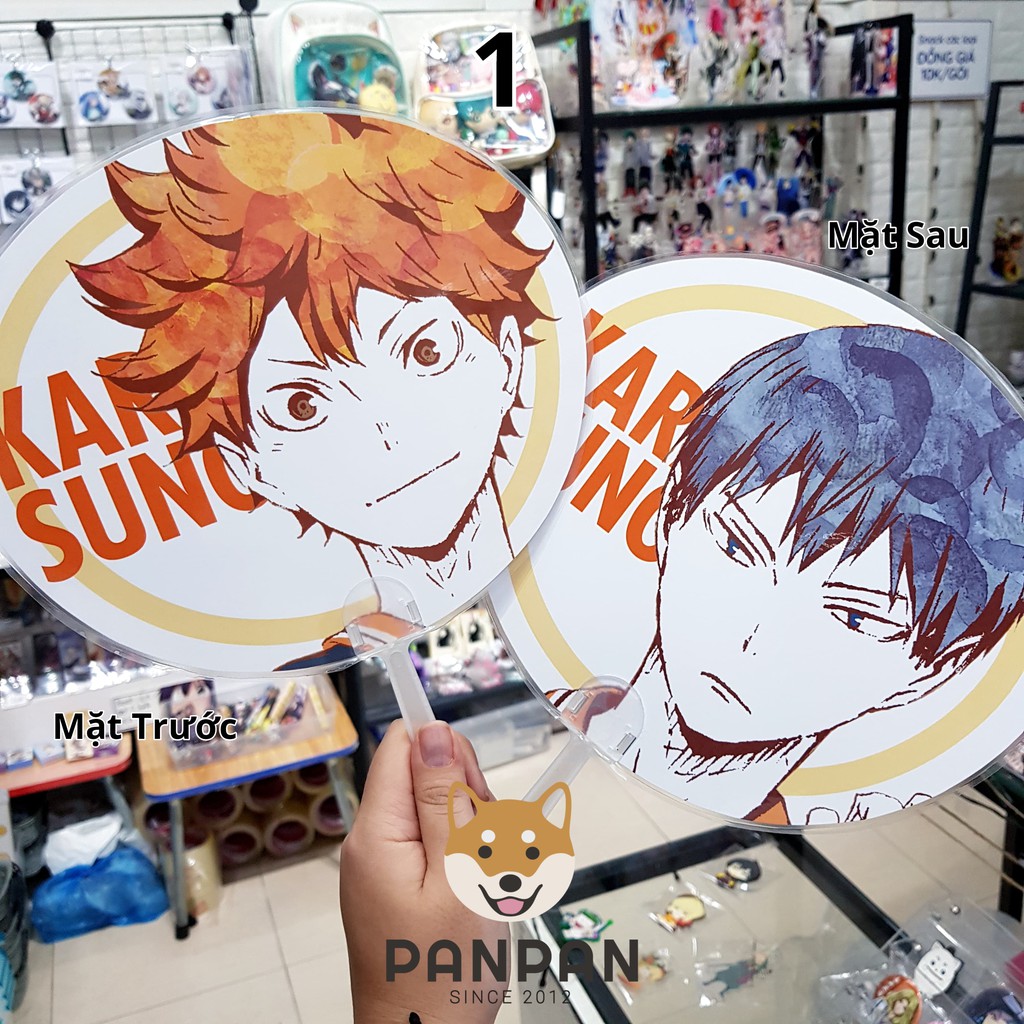 Quạt Anime 2 Mặt HAIKYU!!