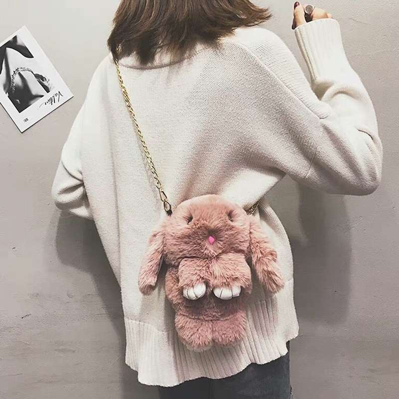 Túi đeo chéo YADOU hình thỏ dễ thương cho bé gái