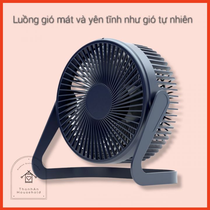 Quạt mini USB - Quạt để bàn văn phòng siêu mát, không gây ồn