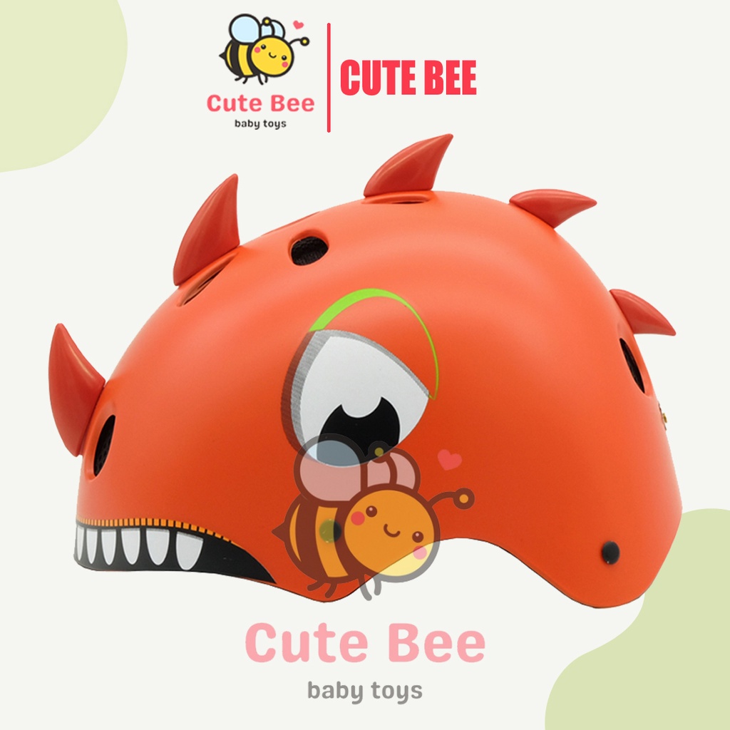 Mũ bảo hiểm khủng long cho bé