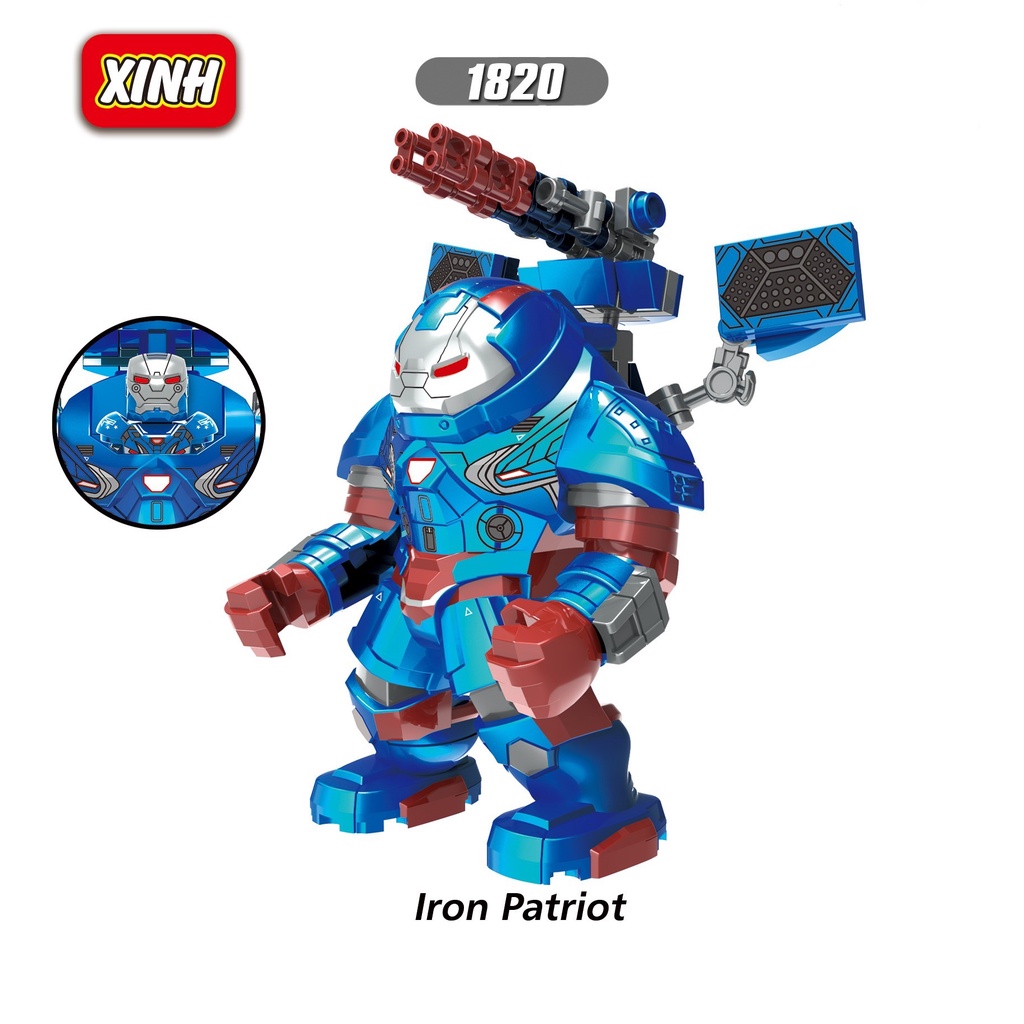 Mô Hình Đồ Chơi Lắp Ráp Rô Bốt Marvel avengers nano