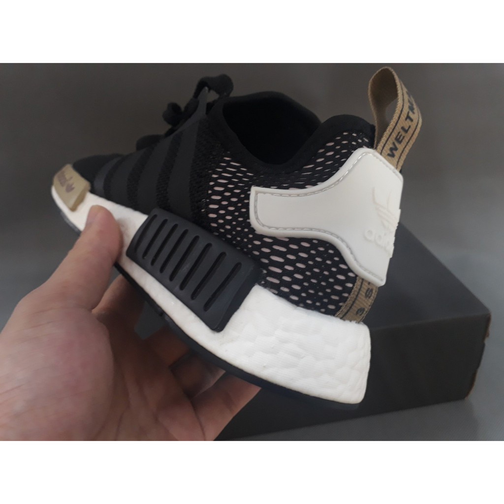 xiêu giảm giá ⚡ Chuẩn Auth Giày Sneaker NMD Black and Gold | Sale Rẻ | Có Sẵn 2020 . new 2020 . rẻ vô địch ` _