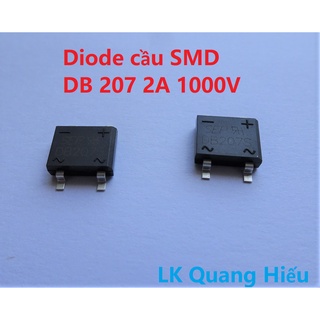 Diode cầu db207 2a 1000v smd diode cầu dán smd db207