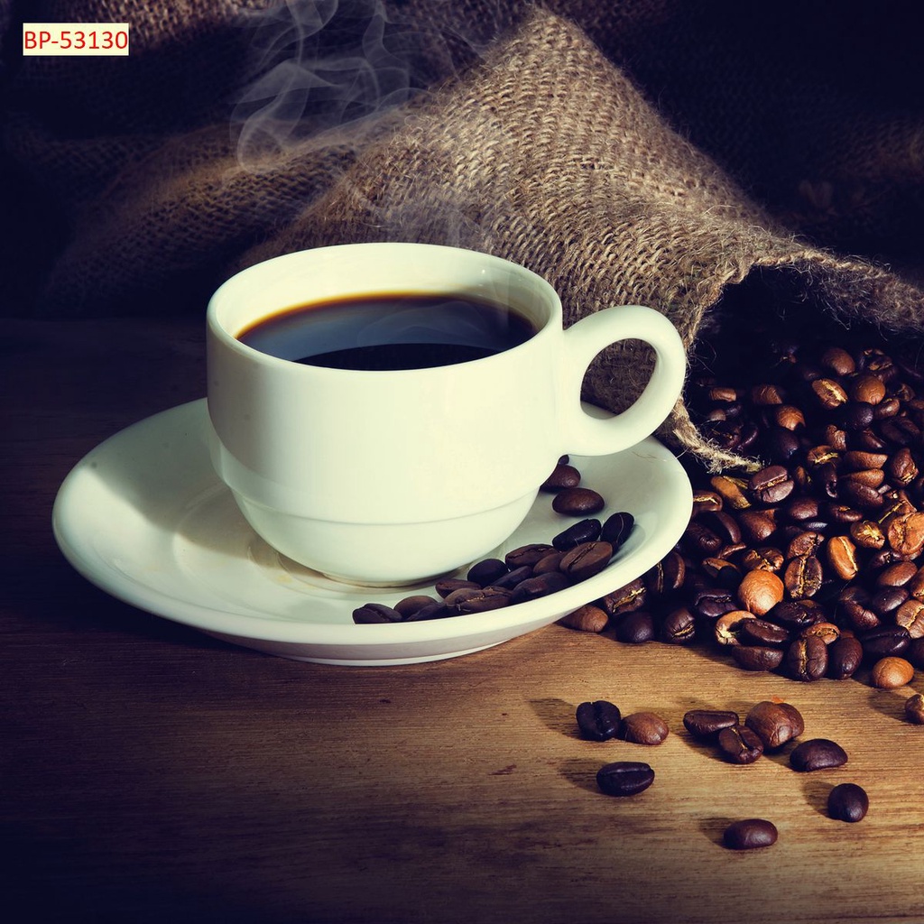 Tranh dán tường Quán Cafe, Trà Sữa, Trang Trí Cửa Hàng 3D mẫu hot