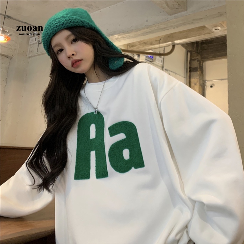 Áo SUXI dành cho nữ tay dài dáng rộng thời trang phong cách Hàn Quốc