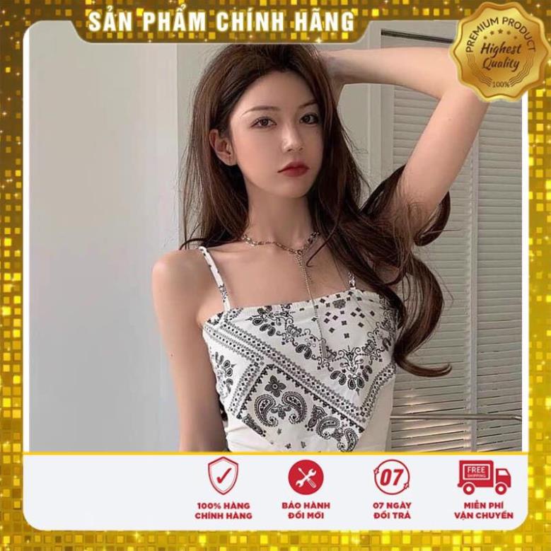 (FREE SHIP HOÀN XU) Áo Yếm 2 Dây Họa Tiết - áo 2 dây độc lạ đẹp - Chất bozip co dãn 4c đẹp mịn | BigBuy360 - bigbuy360.vn