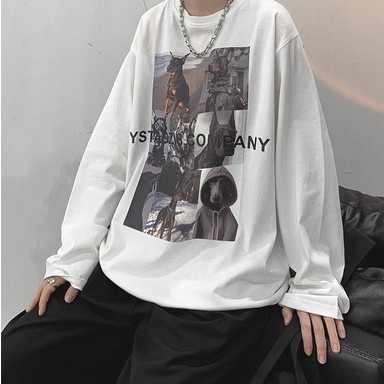 Áo Hoodie Tay Dài Cổ Tròn Dáng Rộng Thời Trang Xuân Thu Phong Cách Hàn Quốc Cho Nam | BigBuy360 - bigbuy360.vn