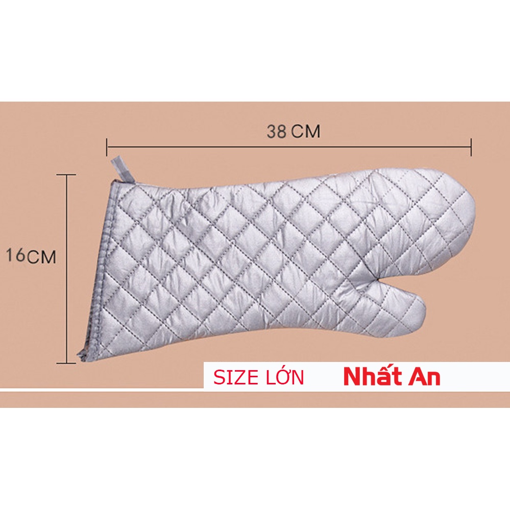 Bao tay lò nướng/ Găng tay cách nhiệt (Có 3 size) - 1 cặp