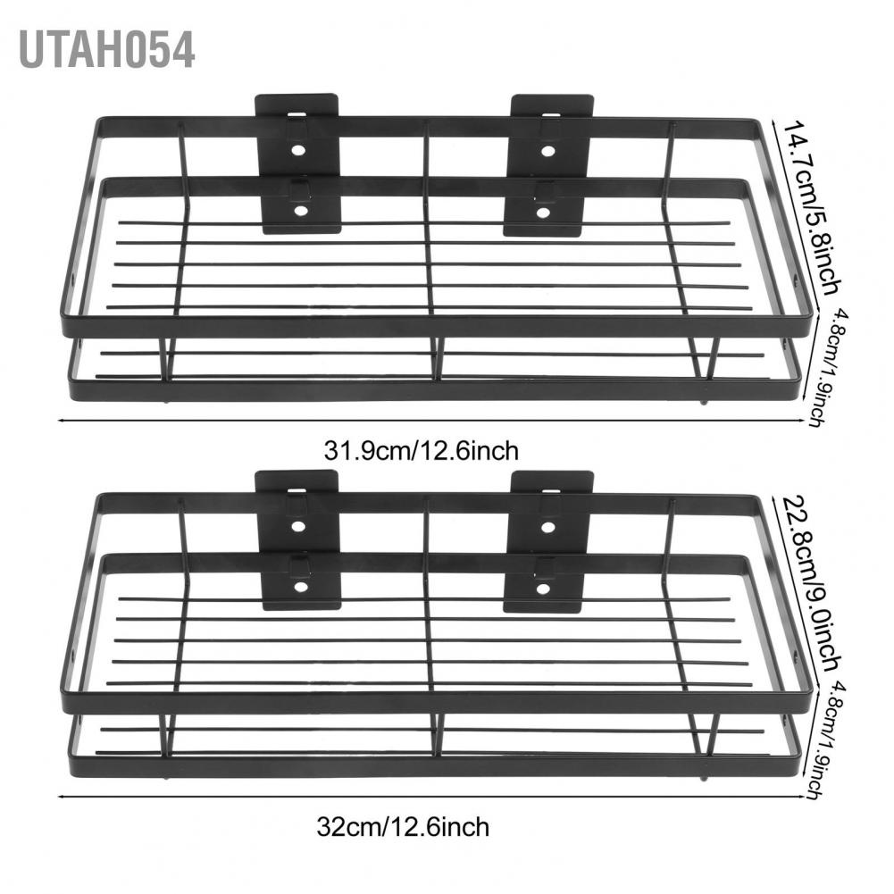 Kệ Sắt Gắn Tường Đựng Lọ Gia Vị Tiện Dụng Cho Nhà Bếp