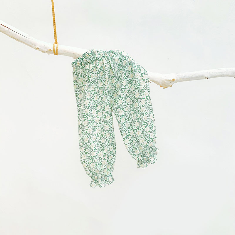 BEAR LEADER Quần Dài Chống Muỗi Bằng Cotton Lanh Mỏng Thời Trang Mùa Hè Mới Dành Cho Trẻ Em 1-4 Tuổi