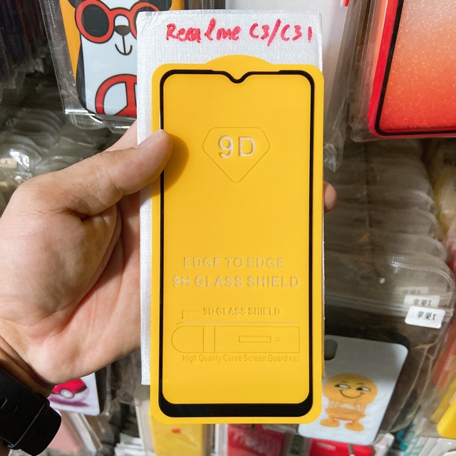 Kính Cường lực full màn hình realme 5/5i/5S/C3/C3i/K30/ 6i/6pro/5pro/C1/C2/2 pro/C11 2021/C20/C12/C15
