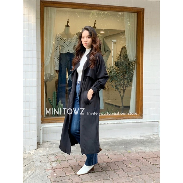 Khoác dáng dài một lớp