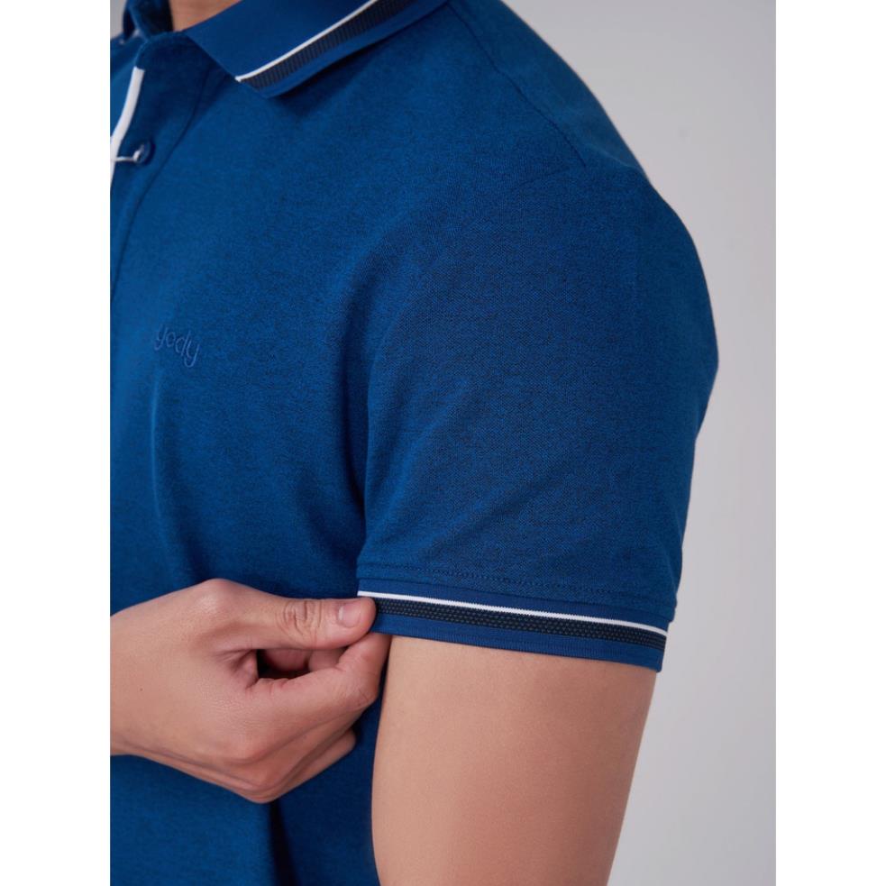 Áo polo nam YODY sợ xe xếp phối nẹp nhiều màu - APM5295