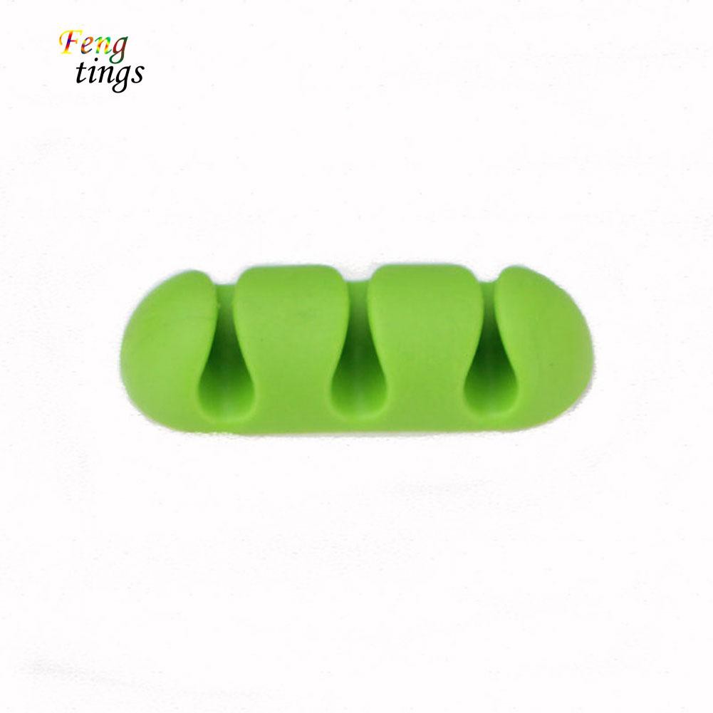 Phụ kiện kẹp dây cáp/điện/sạc 3 lỗ treo tường gọn gàng