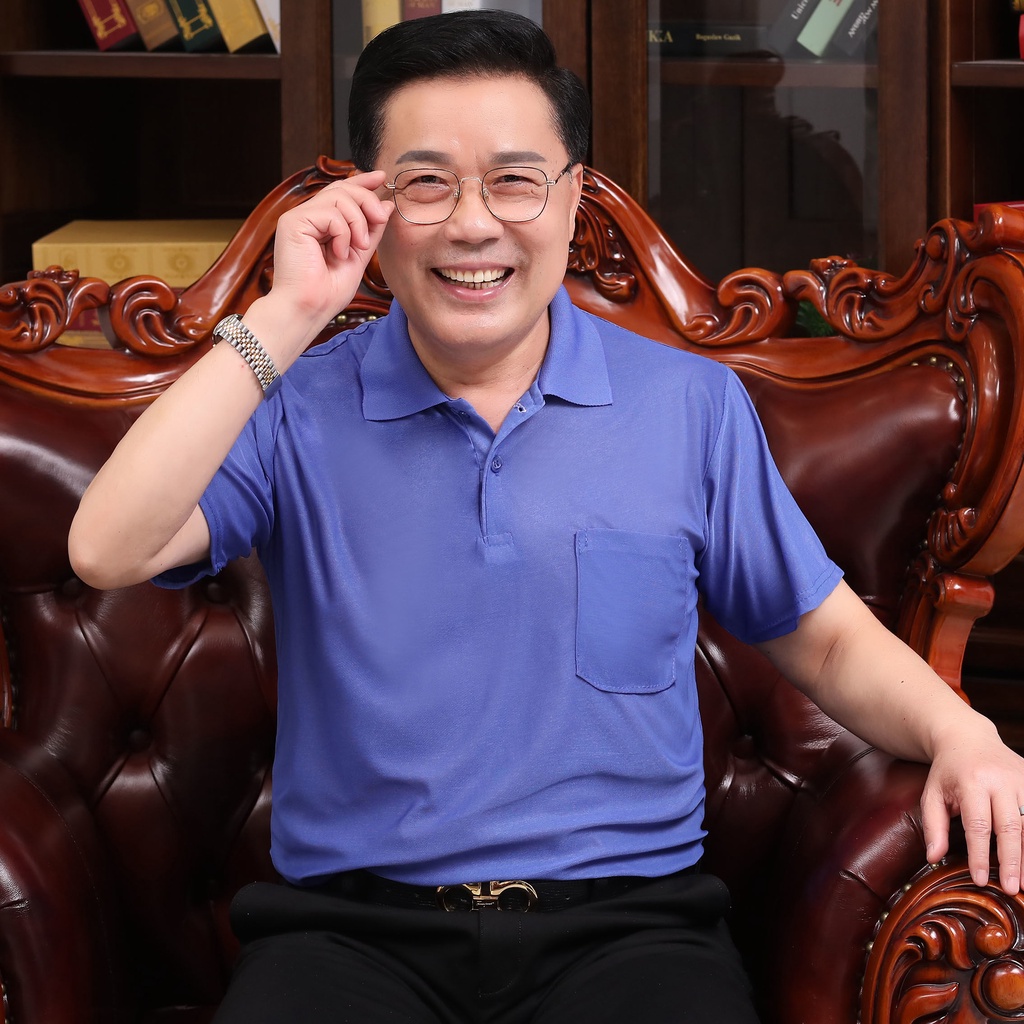 Áo Thun Ngắn Tay Dáng Rộng Thời Trang Mùa Hè Cho Đàn Ông Trung Niên Aa8P