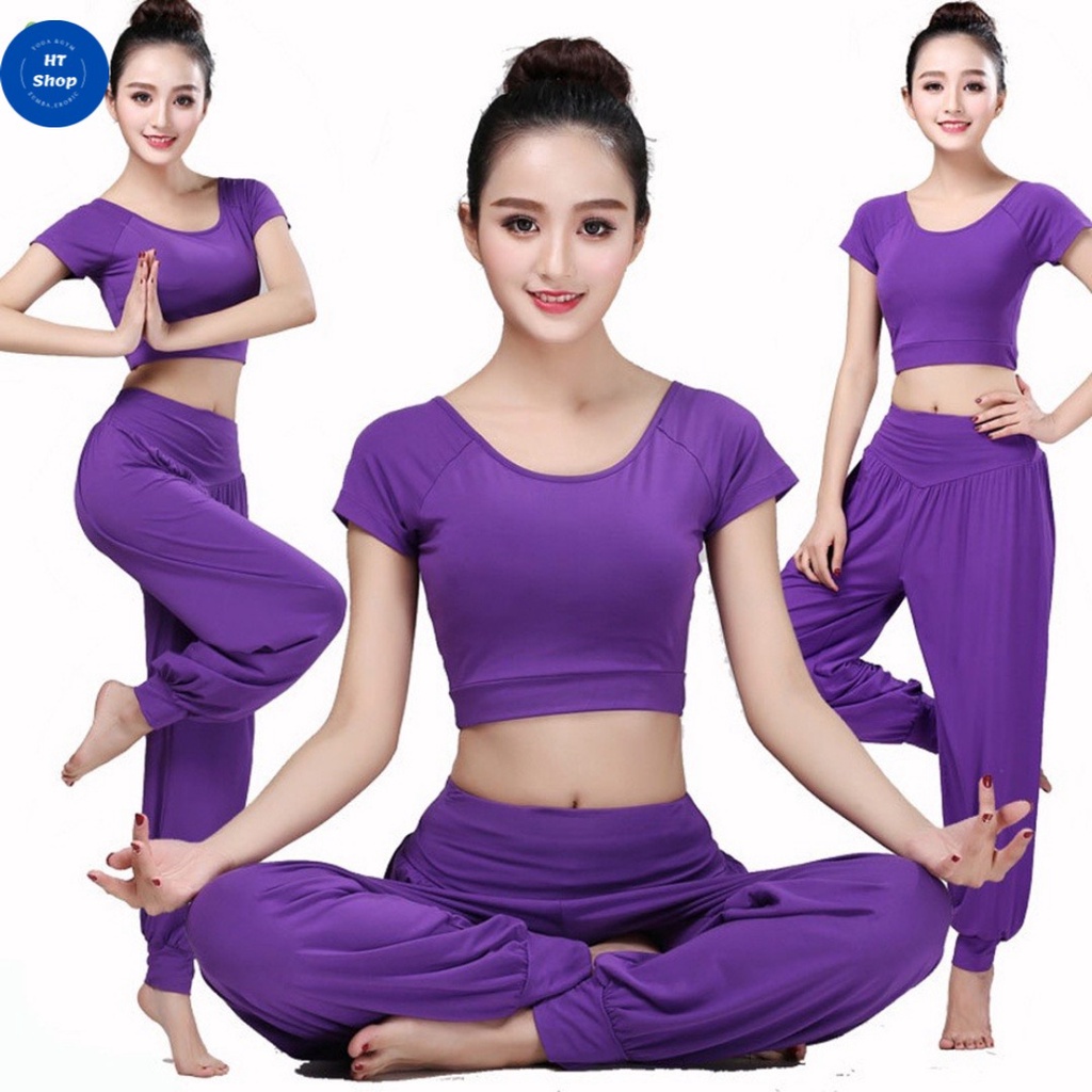 Bộ tập Yoga nữ, set đồ tập yoga Alibaba co giãn 4 chiều thoáng mát BAL01