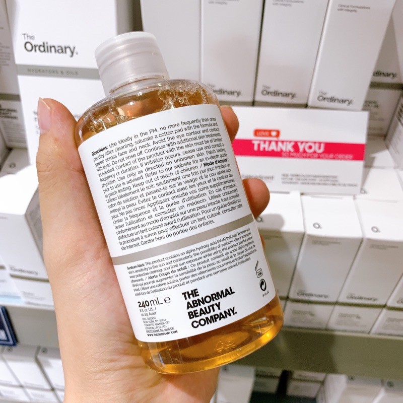 Toner The Ordinary Glycolic Acid 7% Toning Solution Tẩy Da Chết / Sáng Da / Giảm Thâm ( 240mL )