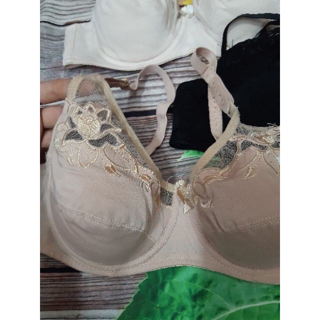 (303)ÁO LÓT TRƠN MỎNG GỌNG THÊU HOA CHÌM(ẢNH THẬT VÀ VIDEO