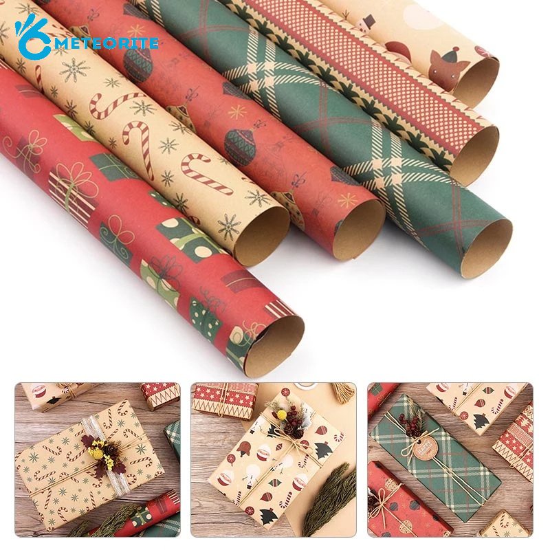 Giấy Gói Quà Giáng Sinh Kích Thước 70X50Cm
