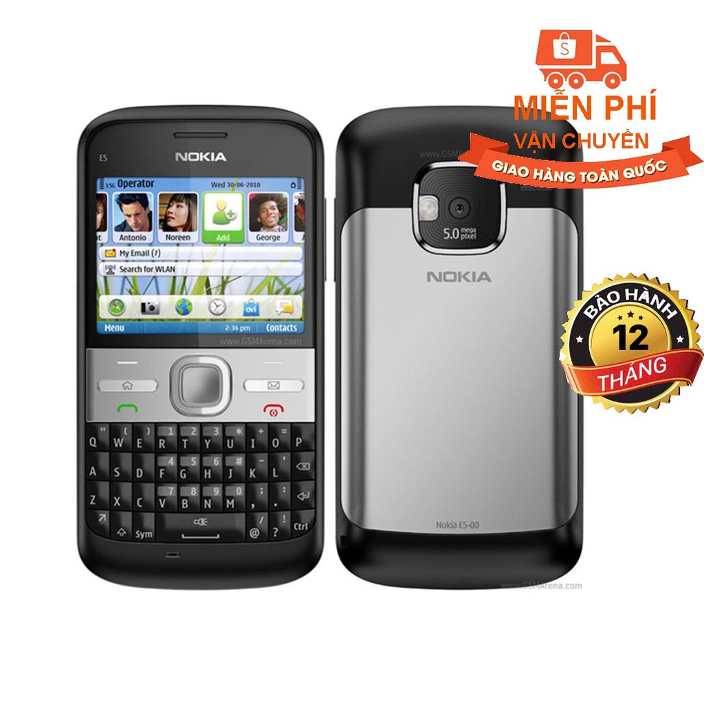 Điện thoại nokia e5 00 chính háng giá rẻ