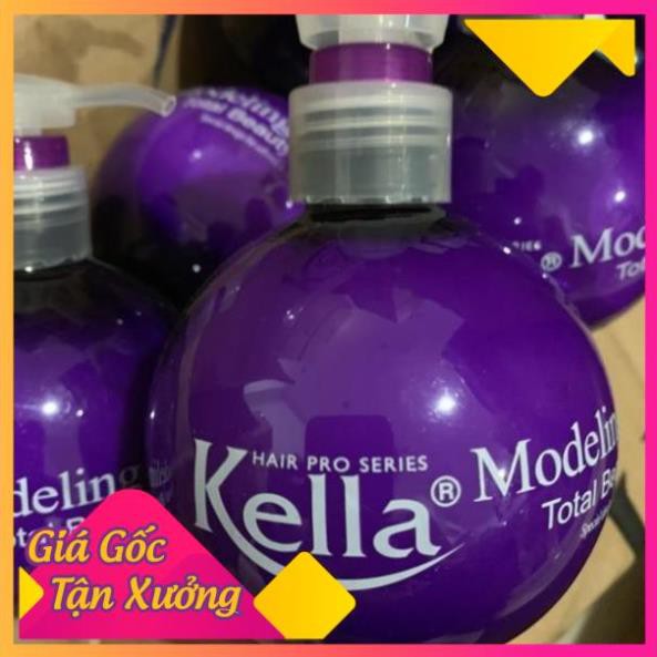 Wax tạo lọn giữ nếp tạo kiểu tóc uốn xoăn Kella 200ml ( màu tím )