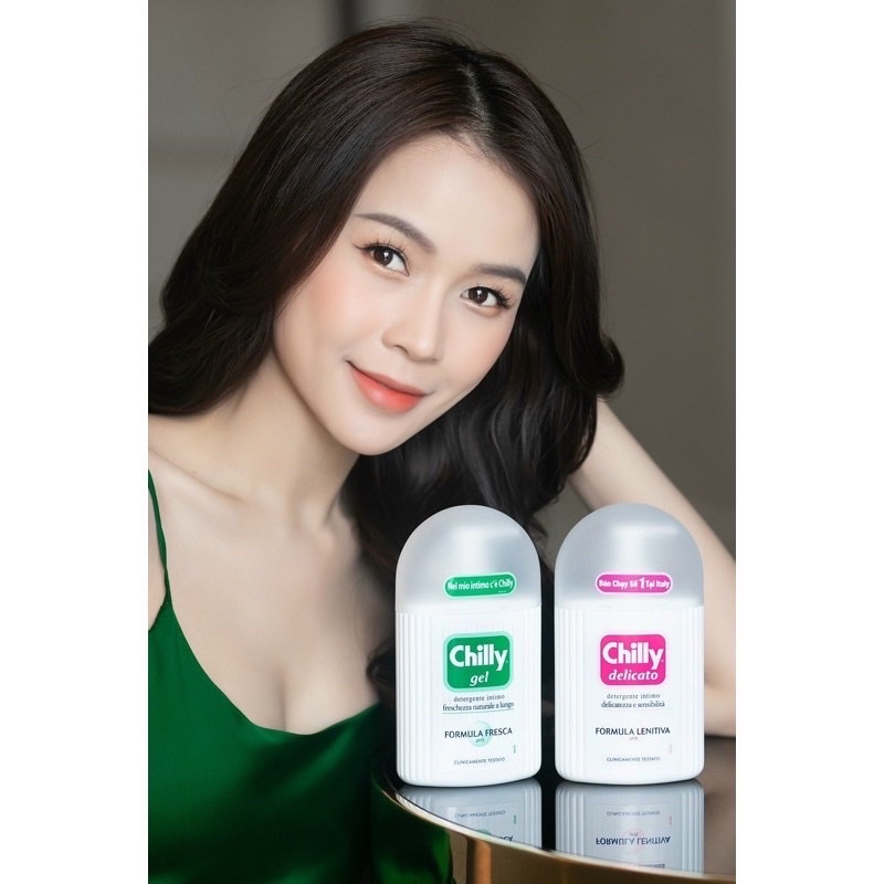 Dung dịch vệ sinh Phụ Nữ Chilly 200ml - Thương hiệu số 1 tại Italia