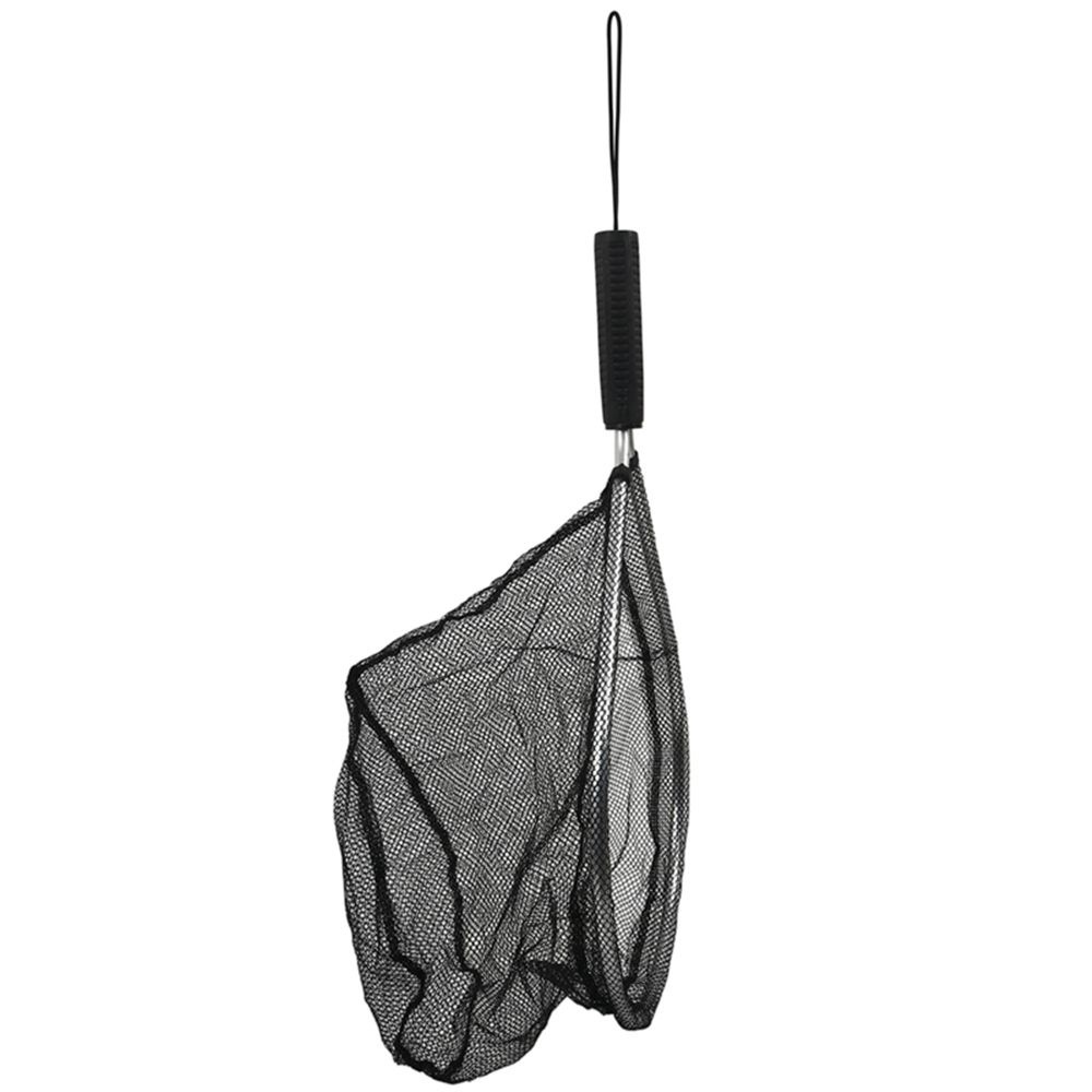 Vợt lưới bắt cá bằng nylon màu đen siêu bền tiện lợi