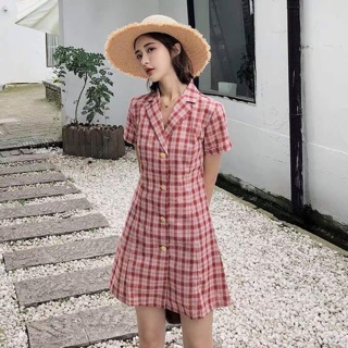 Váy kẻ caro