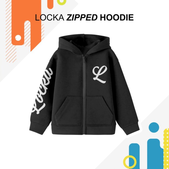 Áo Khoác HOODIE Khóa Kéo Cho Nam - Màu Đen, M (7-8 Tuổi)