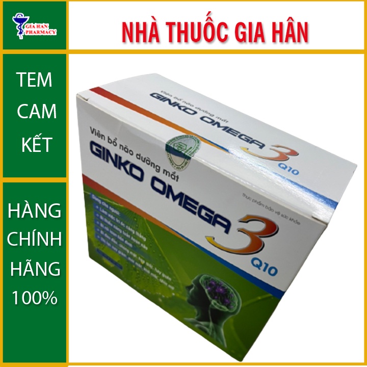 GINKO OMEGA 3 Q10 bổ sung các dưỡng chất cho mắt & não 100 viên - Gia Hân