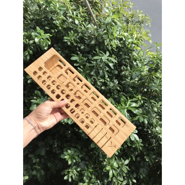 Khay đựng Tools 40cm Leather handmade