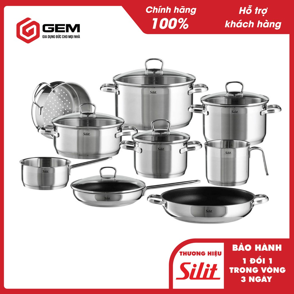 [SIÊU HOT] Bộ nồi SILIT PISA 10 món