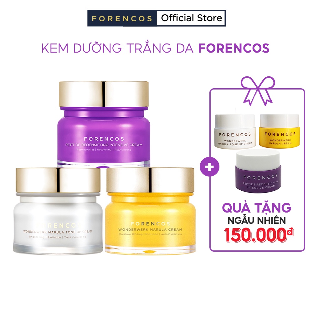 Bộ Kem dưỡng trắng da FORENCOS ngày và đêm