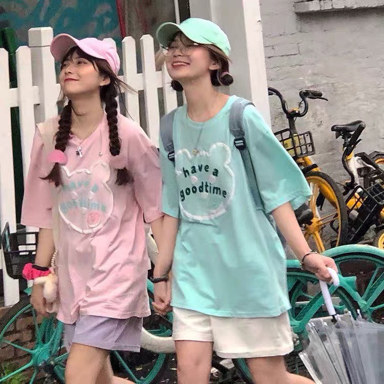 Quần Short  Đùi Nữ Ống Rộng UNISEX  TÚI Gấu CUTE Nhiều Màu Pastel Siêu Ngọt - Form Ulzzang QS06