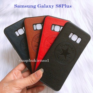 Samsung galaxy s8plus ốp lưng giả da converse chất da mịn ảnh thật 100%
