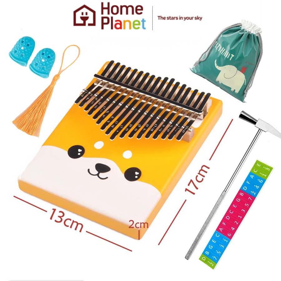 [Phân phối chính hãng] Đàn kalimba 17 phím Chó Corgi TONIC KALIMBA CG-M17 chỉ có tại shopee KHÔNG TỊT NỐT ĐÃ CHỈNH ÂM