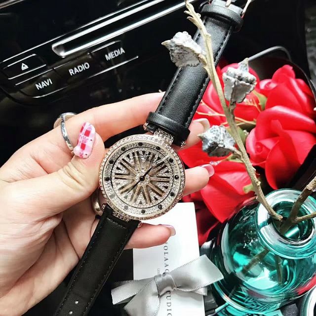 (Thanh lý 720k --&gt; 599k) Đồng Hồ Nữ MASHALI CHÍNH HÃNG CAO CẤP XOAY