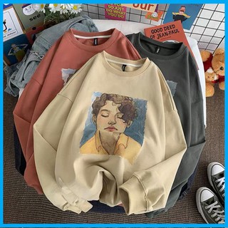 Áo Sweater Unisex Tóc Xoăn Lãng Tử