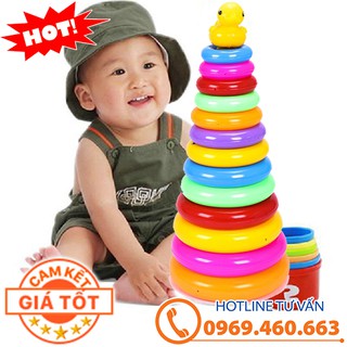 Tháp vịt - tháp vòng - tháp xếp chồng. đồ chơi cho bé