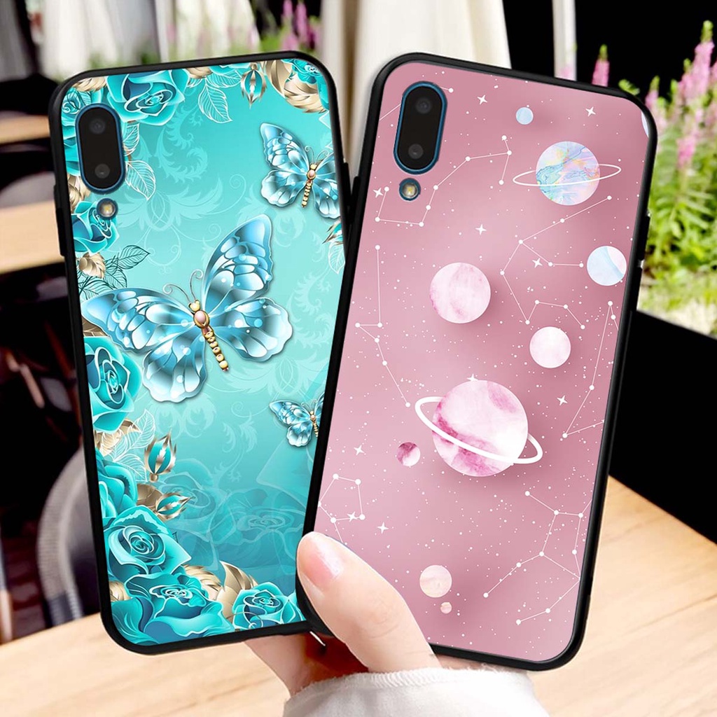 Ốp lưng Samsung A02 in hình hoa xinh xắn, hiện đại , thời trang ,phong cách