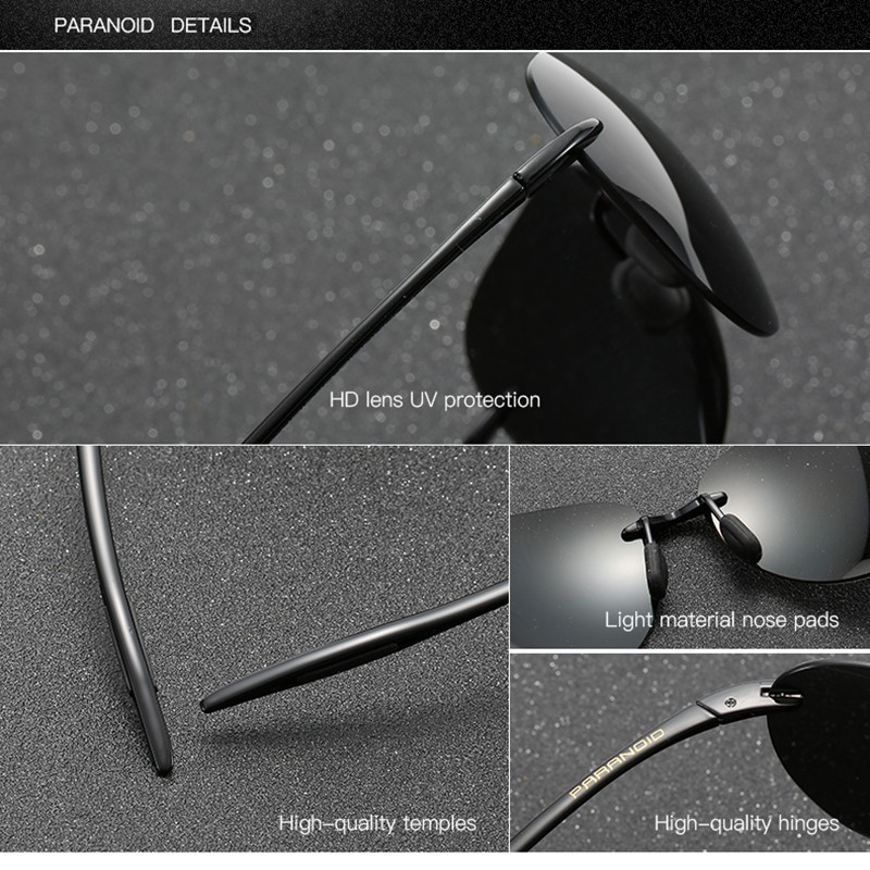 Kính Mát Phân Cực Gọng Vuông Thời Trang Cho Nam Nữ | BigBuy360 - bigbuy360.vn