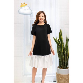 Mẫu đầm bầu dự tiệc đẹp 🍅FREESHIP🍅 Đầm đen đuôi cá