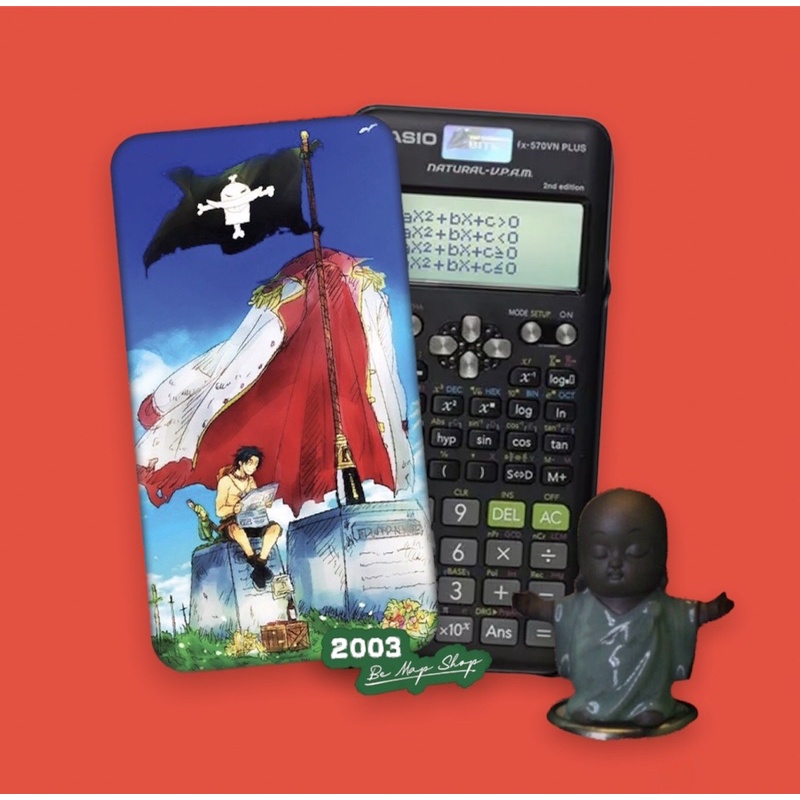 | Miếng Dán DECAL ONE PIECE Siêu Cute Dành Cho Các Dòng Máy Tính CASIO FX-580VNX,FX-570VN,FX-570ES,VINACAL...